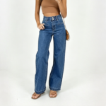 High Waist Straight Leg Stretch Denim Jeans - Image 2