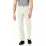 Classic Fit Pleated Chino Pants - Image 2