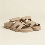 Leather Slide Sandals