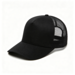 Minimalist Black Trucker Cap
